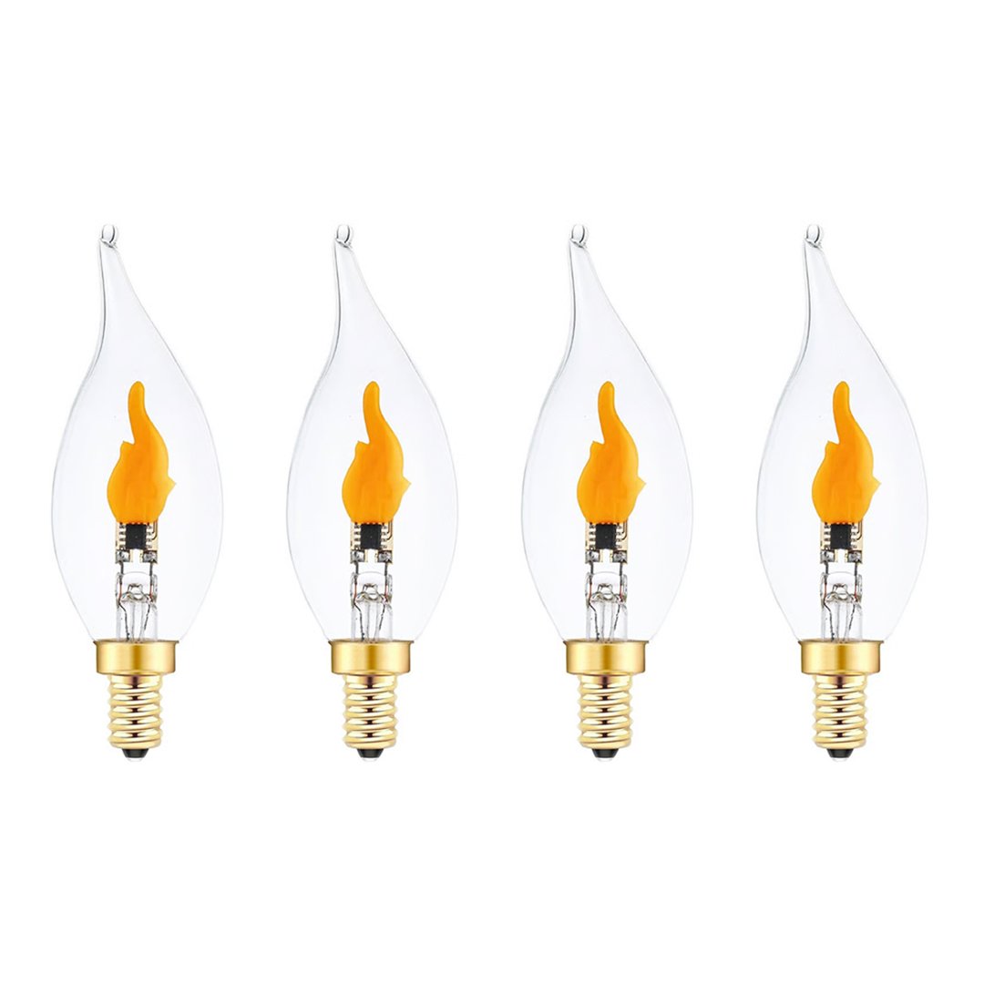 💡LED Flickering Flame Decoration Light Bulbs -Perfect Ambiance for Halloween Christmas