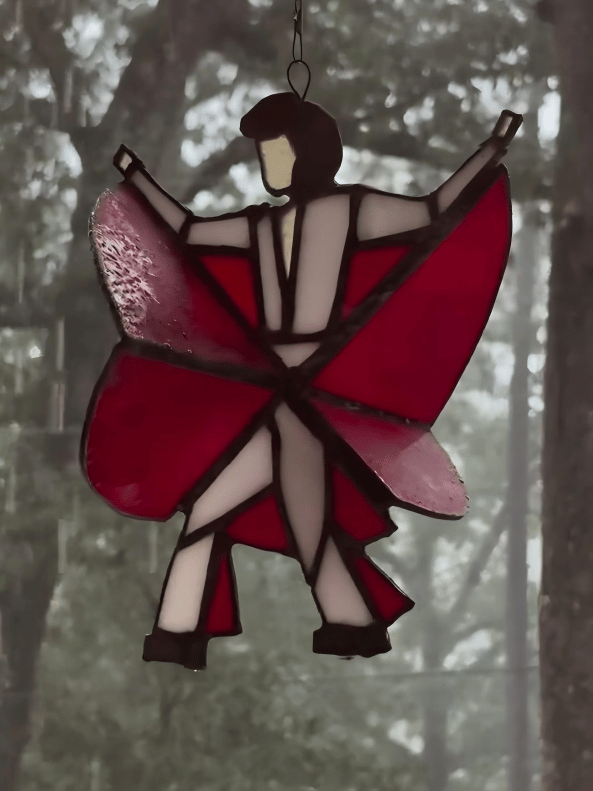 🔥LAST DAY BUY 3 GET 1 FREE - The Memphis Melody💃🤘 Handmade Stained Glass Spinner