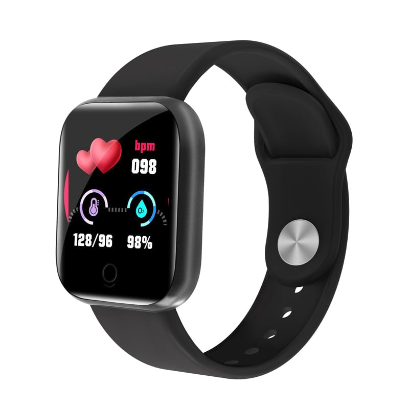 [All day monitoring of heart rate and blood pressure] Bluetooth fashion smartwatch