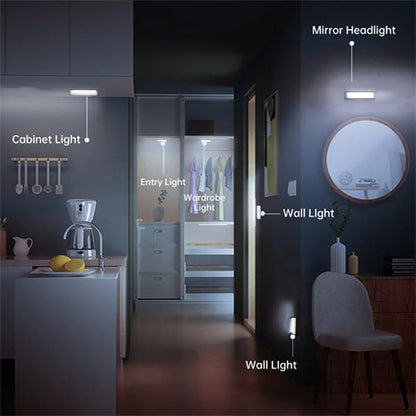 💡💡 Punch-free Smart Sensor Magnetic Rechargeable LED Lights