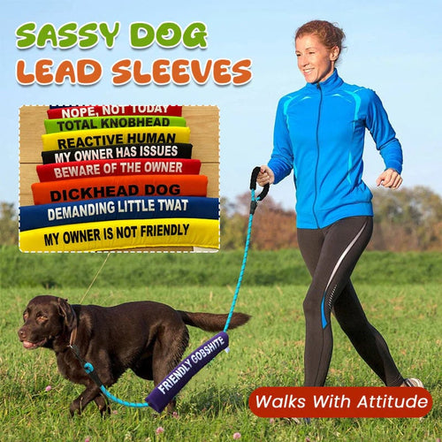 🔥Last 4 hours Sale: Save 49%- 🐕Bold Bark Lead Sleeves(❤The essential for every dog lover)