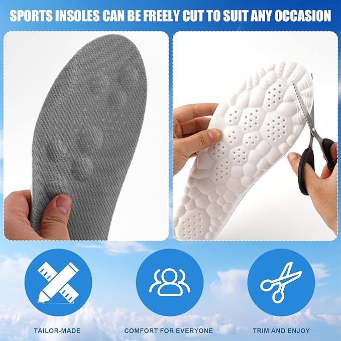 🔥2025 New Arrival 60% OFF💥4D Cloud Soles Memory Foam Insoles