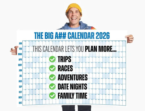 🔥Last Day 50% OFF 📅The Big A## Calendar 2026 - Flexible Dry-Erase Material ✍️Design Your Amazing Year!🏃