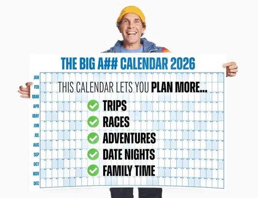 🔥Last Day 50% OFF 📅The Big A## Calendar 2026 - Flexible Dry-Erase Material ✍️Design Your Amazing Year!🏃
