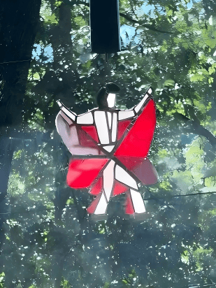 🔥LAST DAY BUY 3 GET 1 FREE - The Memphis Melody💃🤘 Handmade Stained Glass Spinner