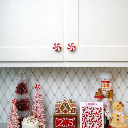 [Copy]🎄Early Christmas Sale-Festive Red Peppermint Stick Cabinet Handlez(Set of 2)
